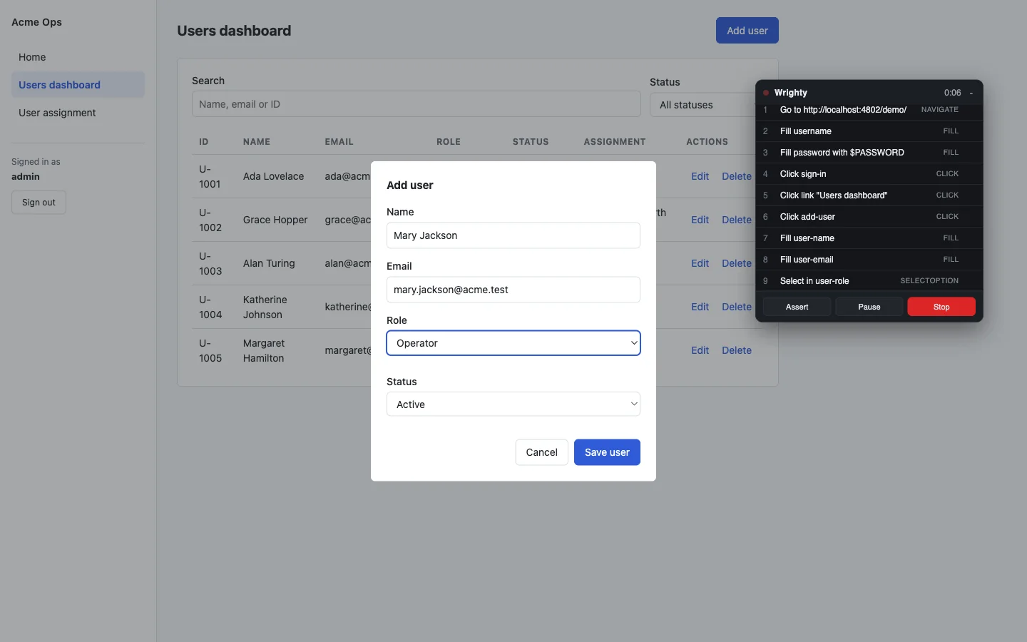 Record Playwright tests in real Chrome